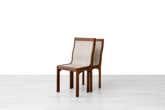 SEDIA DUPLEX Finitura in Arte Povera Similpelle Panna