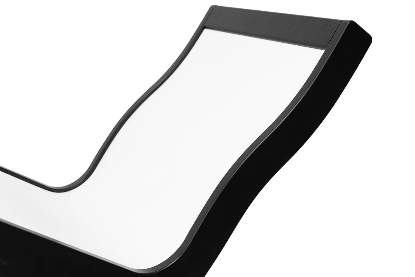 SEDIA DUPLEX Finitura Frassino Nero Similpelle Bianco