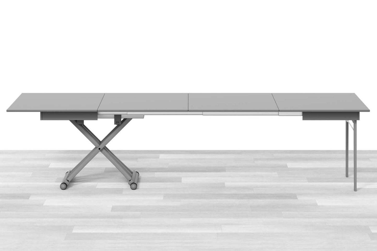 TAVOLINO ESTENSIBILE PLUS Laccato Opaco - 14/16 posti