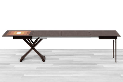 TAVOLINO ESTENSIBILE PLUS Top Intarsiato - 14/16 posti
