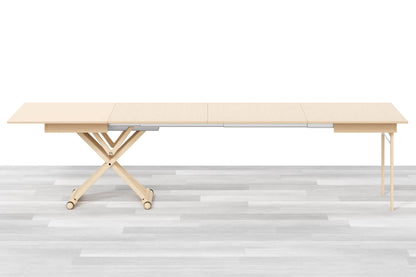 TAVOLINO ESTENSIBILE PLUS Top Cristallo - 14/16 posti