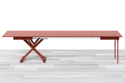 TAVOLINO ESTENSIBILE PLUS Top Cristallo - 14/16 posti