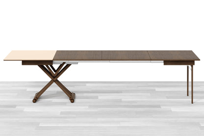 TAVOLINO ESTENSIBILE PLUS Top Cristallo - 14/16 posti