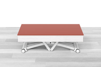 TAVOLINO ESTENSIBILE PLUS Top Cristallo - 14/16 posti