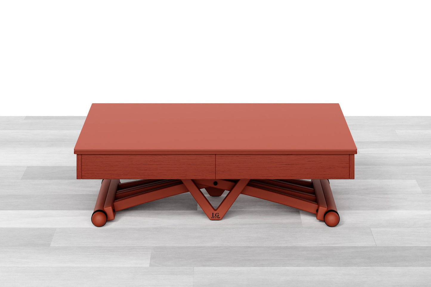 TAVOLINO ESTENSIBILE PLUS Top Cristallo - 14/16 posti