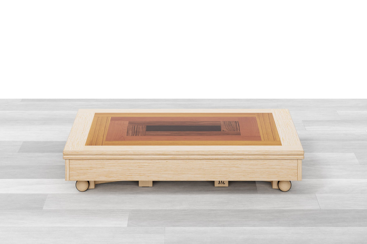 TAVOLINO TRASFORMABILE Top Intarsiato - 4/6 posti