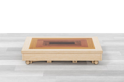 TAVOLINO TRASFORMABILE Top Intarsiato - 4/6 posti