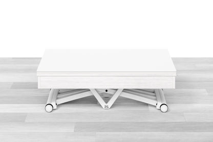TAVOLINO TRASFORMABILE Top Cristallo - 8/10 posti