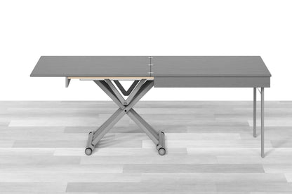 TAVOLINO TRASFORMABILE Top Cristallo - 8/10 posti