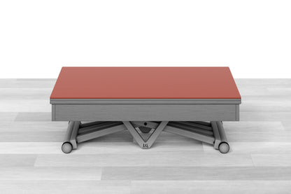 TAVOLINO TRASFORMABILE - Top Cristallo - 4/6 posti