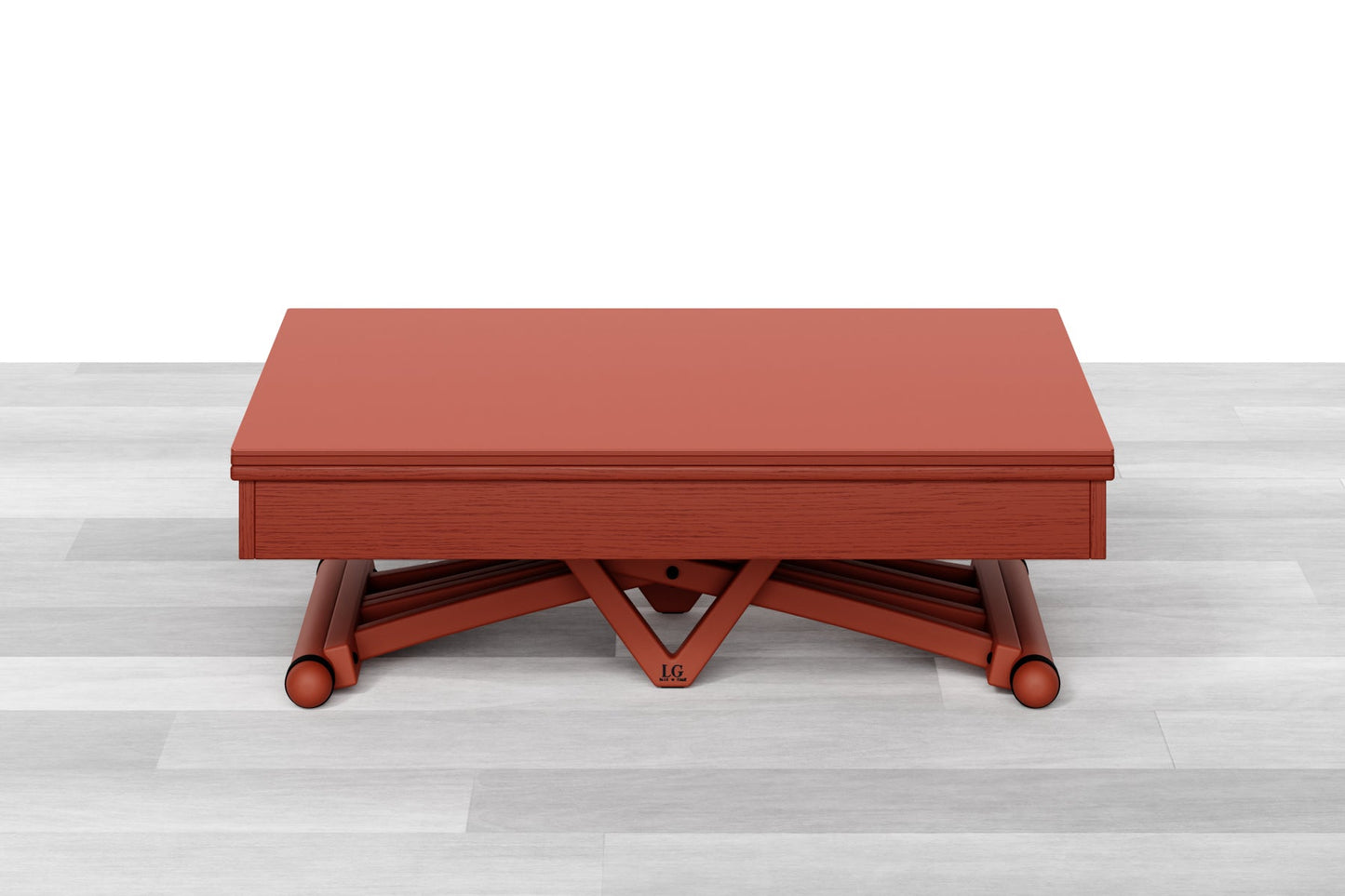 TAVOLINO TRASFORMABILE - Top Cristallo - 4/6 posti