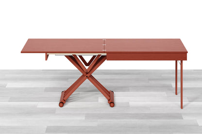 TAVOLINO TRASFORMABILE Top Cristallo - 8/10 posti
