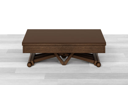 TAVOLINO TRASFORMABILE - Top Cristallo - 4/6 posti