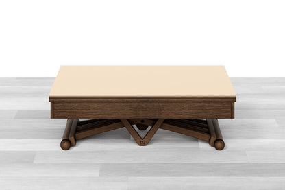 TAVOLINO TRASFORMABILE - Top Cristallo - 4/6 posti