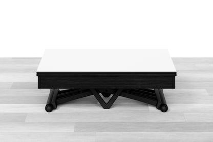 TAVOLINO TRASFORMABILE - Top Cristallo - 4/6 posti