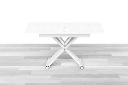 TAVOLINO TRASFORMABILE - Top Cristallo - 4/6 posti