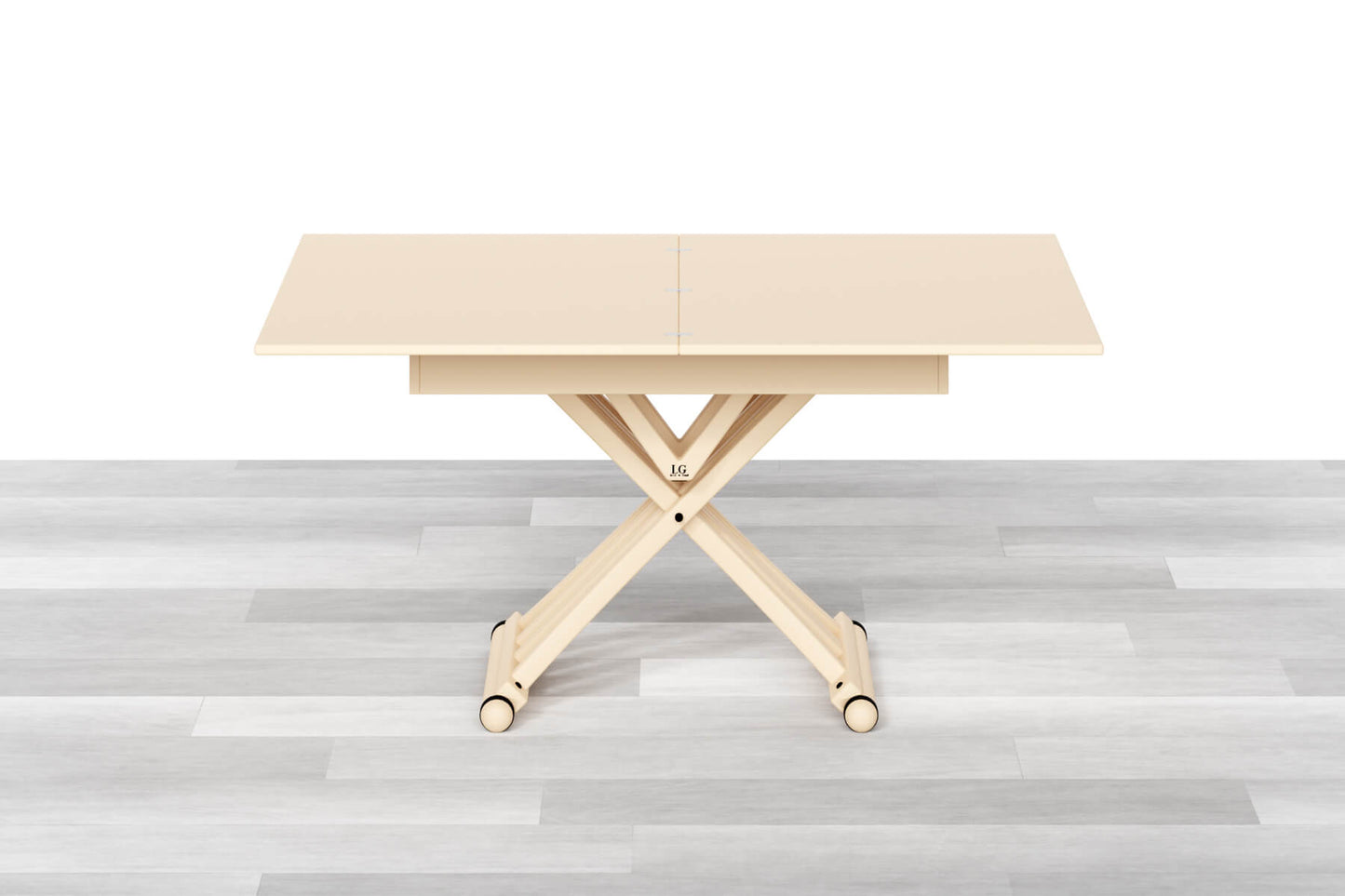 TAVOLINO TRASFORMABILE - Top Cristallo - 4/6 posti
