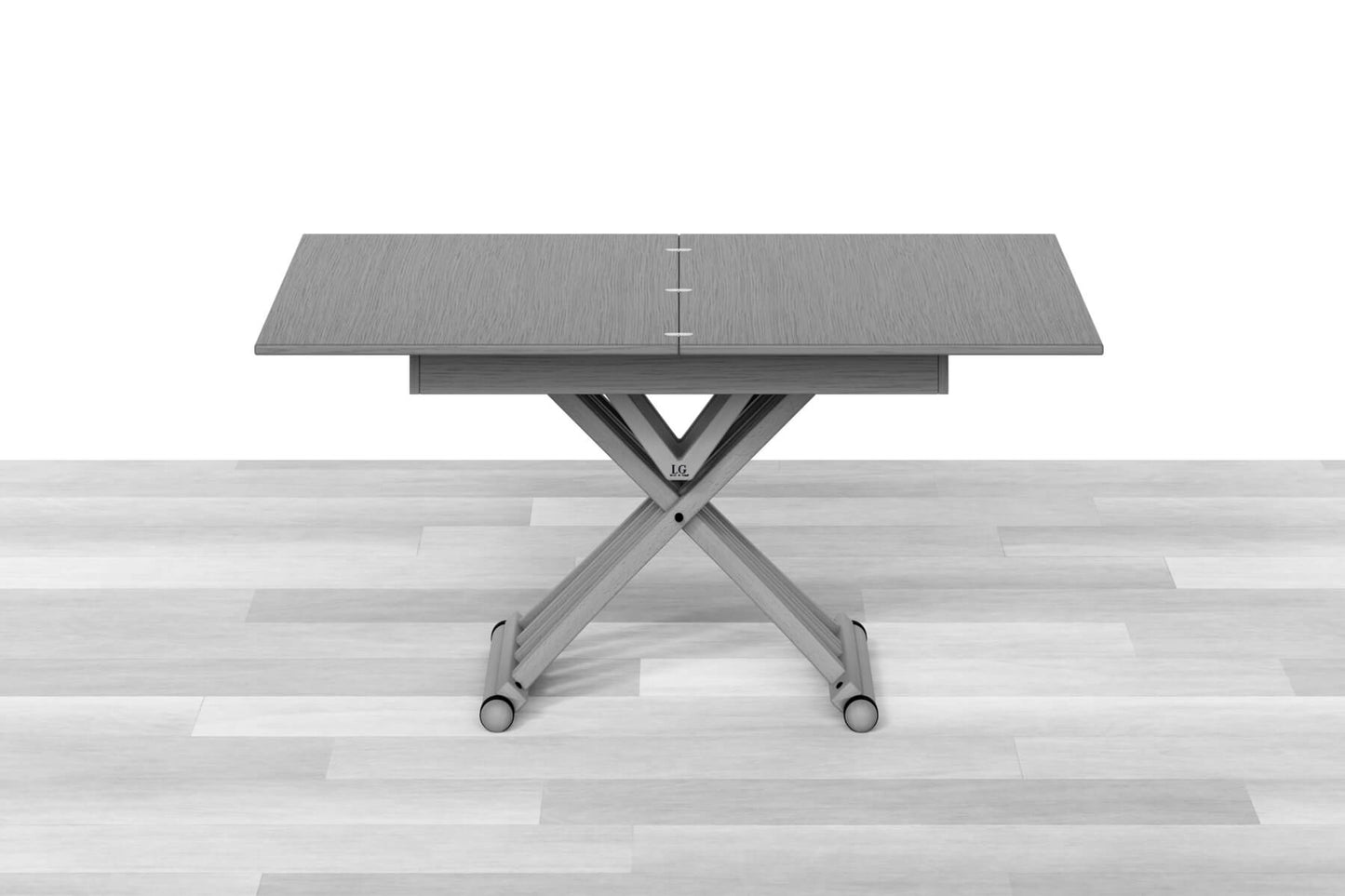 TAVOLINO TRASFORMABILE - Top Cristallo - 4/6 posti