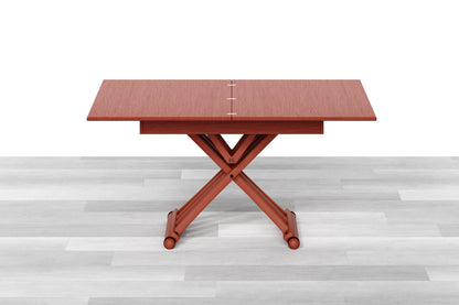 TAVOLINO TRASFORMABILE - Top Cristallo - 4/6 posti