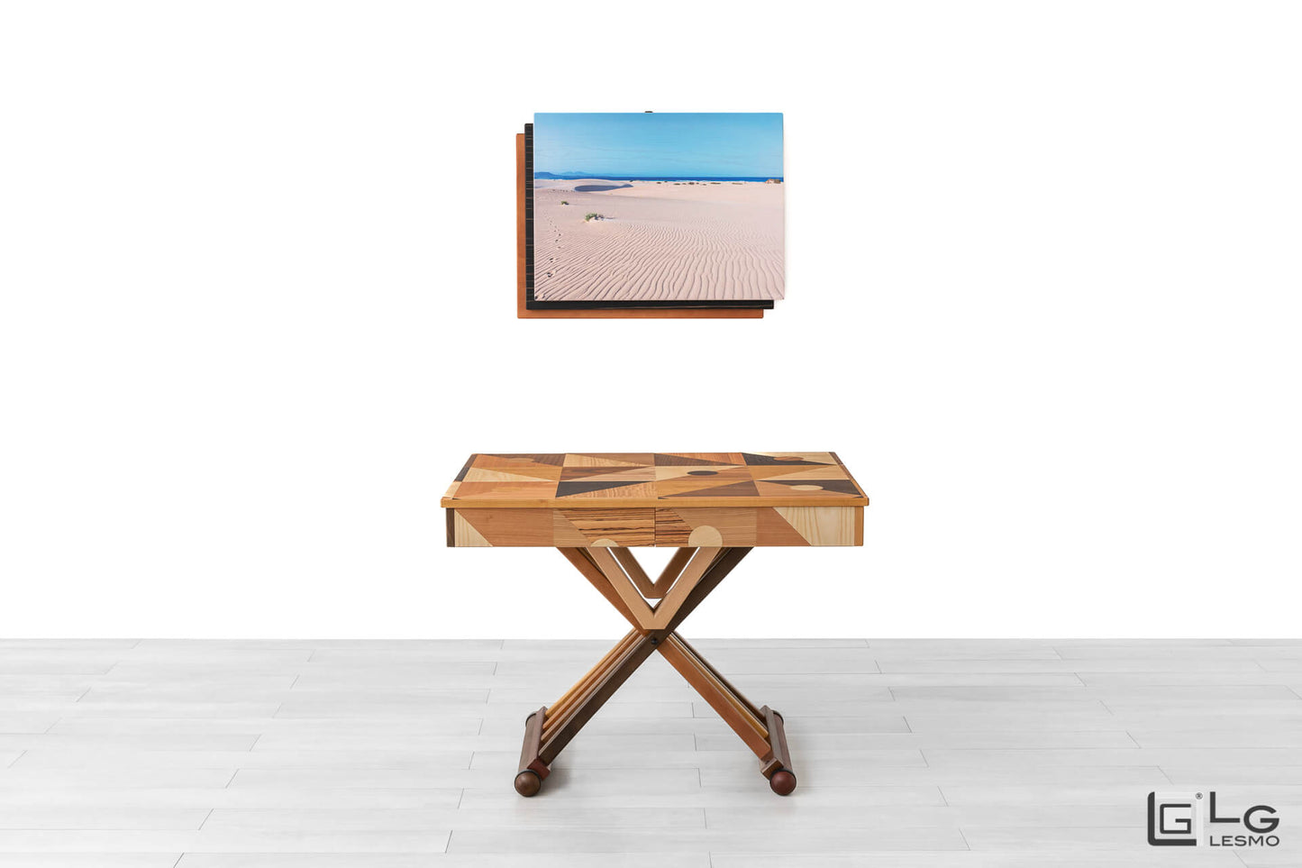 TAVOLINO ESTENSIBILE Finitura Geometrico 271cm - 12 posti