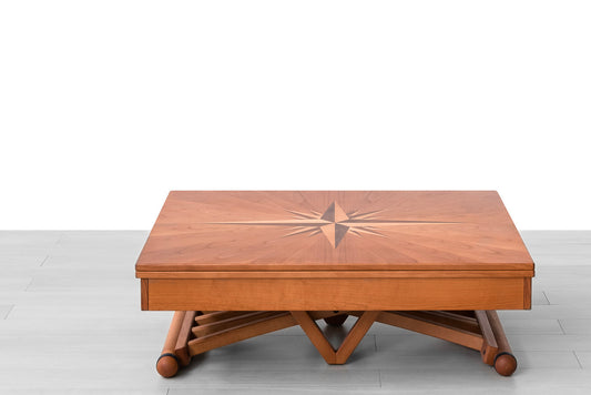 TAVOLINO TRASFORMABILE Finitura Ciliegio Americano  220cm - 10 posti