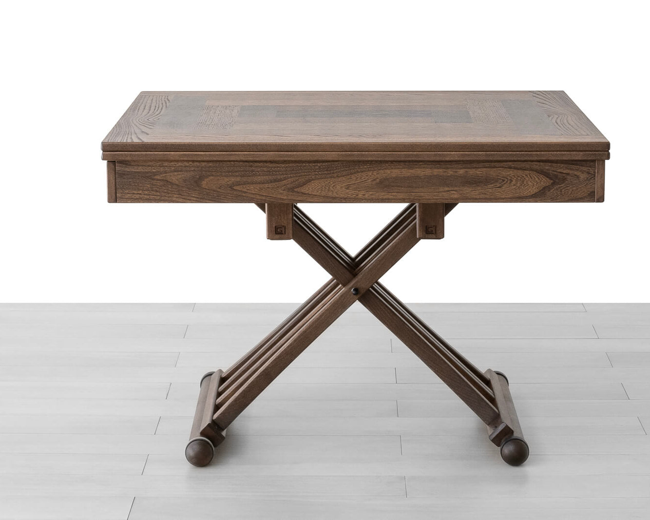 TAVOLINO TRASFORMABILE Finitura Olmo Caffè 220cm - 10 posti