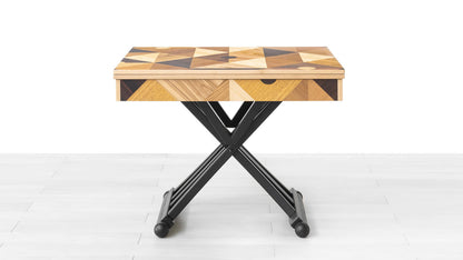 TAVOLINO TRASFORMABILE Finitura Geometrico 152cm - 6/8 posti