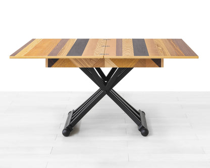 TAVOLINO TRASFORMABILE Finitura Geometrico 152cm - 6/8 posti