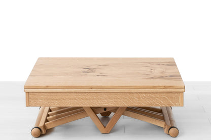 TAVOLINO TRASFORMABILE Finitura Rovere Grezzo 200cm - 8 posti