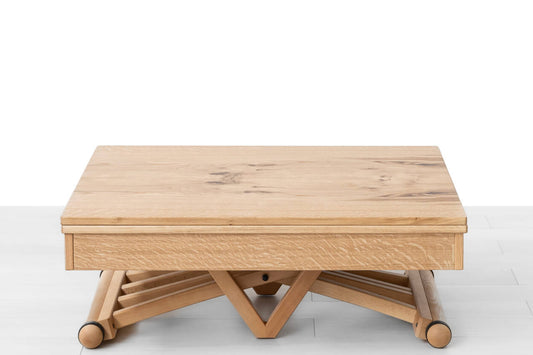 TAVOLINO TRASFORMABILE Finitura Rovere Grezzo 200cm - 8 posti
