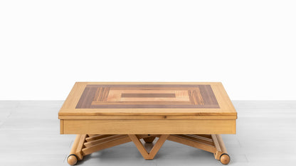 TAVOLINO TRASFORMABILE Finitura Rovere 220cm - 10 posti