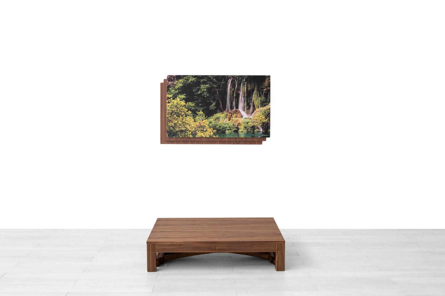 TAVOLINO TRASFORMABILE Finitura Noce Canaletto 263cm - 12 posti