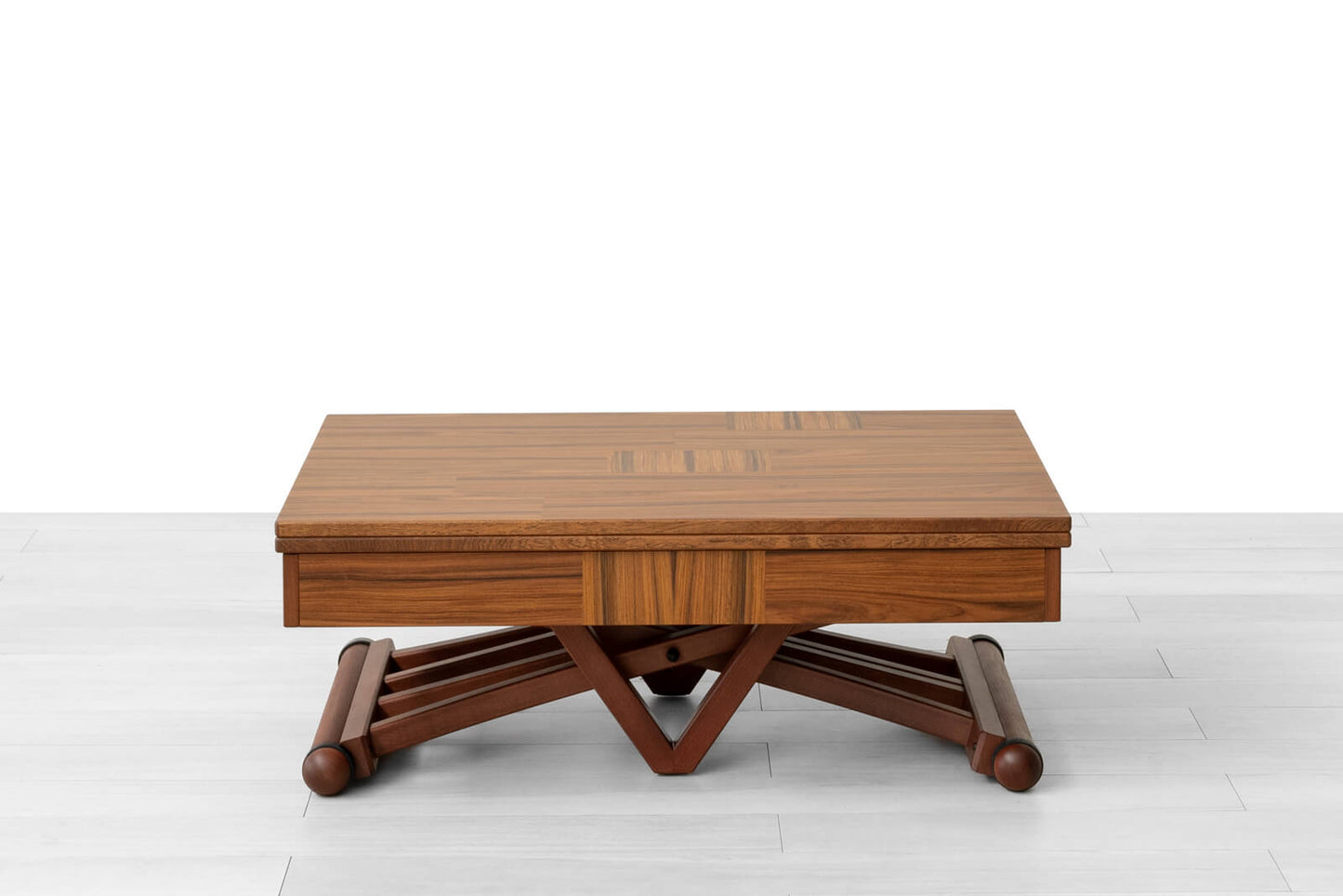 TAVOLINO TRASFORMABILE Finitura Palissandro 130cm - 6 posti