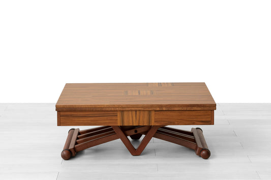 TAVOLINO TRASFORMABILE Finitura Palissandro 130cm - 6 posti