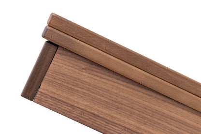 TAVOLINO TRASFORMABILE Finitura Noce Canaletto Natur Wood 200cm - 8 posti