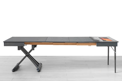 TAVOLINO ESTENSIBILE Finitura Frassino Antracite 271cm - 12 posti