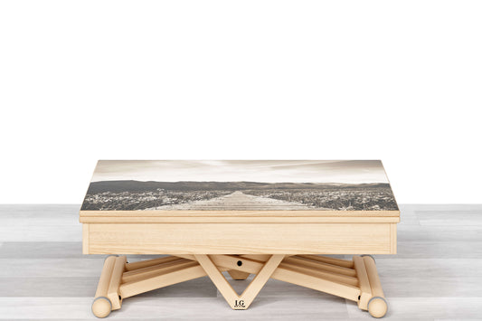 TAVOLINO TRASFORMABILE Finitura Frassino 200cm - 8 posti