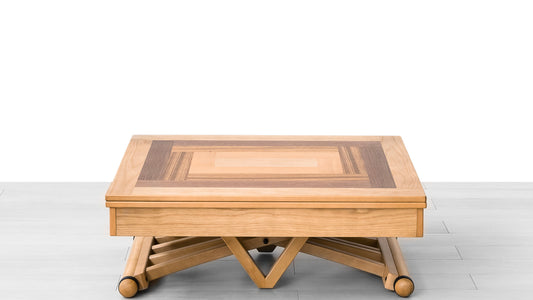 TAVOLINO TRASFORMABILE Finitura Rovere 200cm - 8 posti