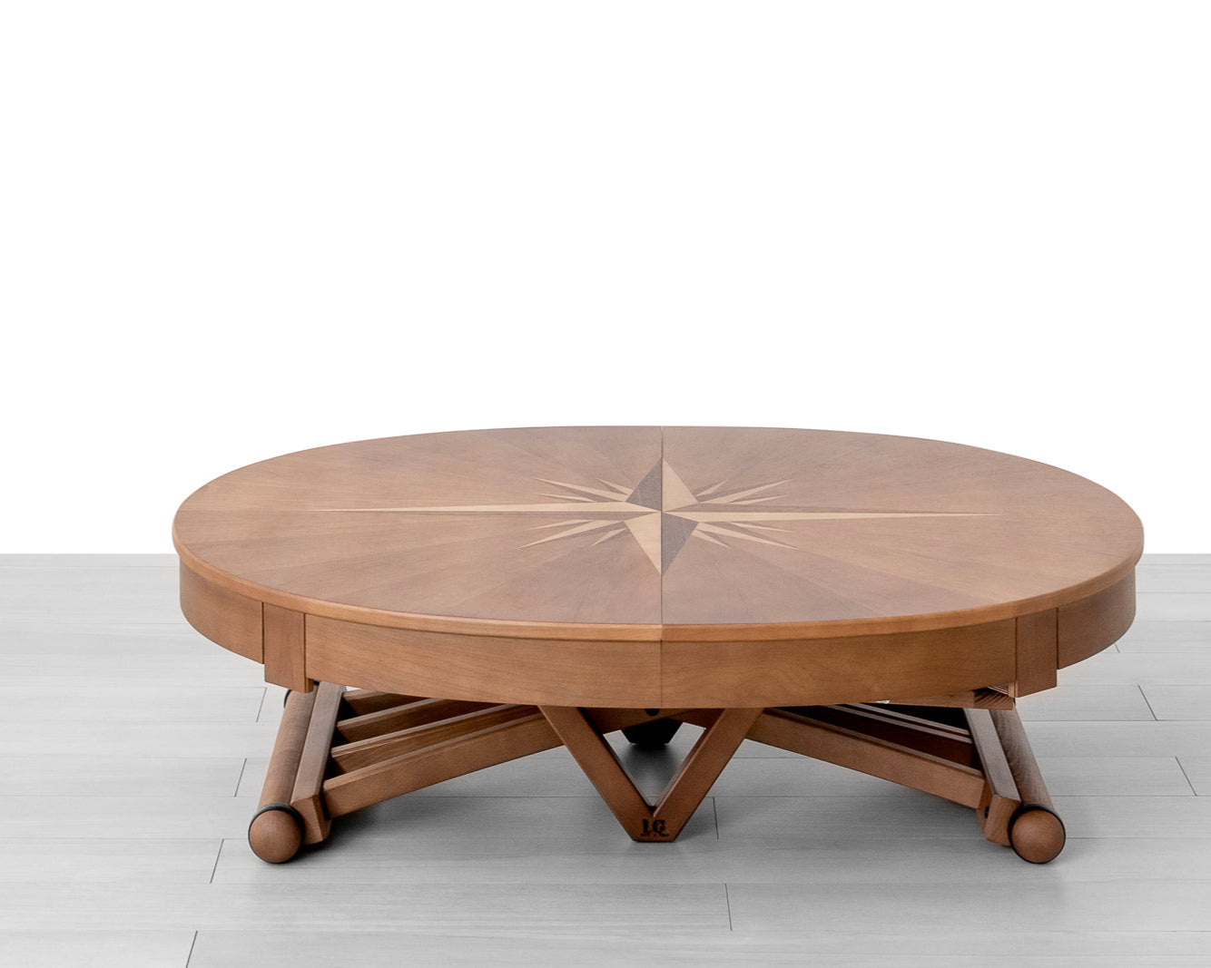 TAVOLINO ESTENSIBILE Finitura Noce Scuro 300cm - 12 posti