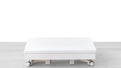 TAVOLINO TRASFORMABILE Finitura Rovere Bianco 152cm - 6 posti