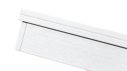 TAVOLINO TRASFORMABILE Finitura Rovere Bianco 152cm - 6 posti