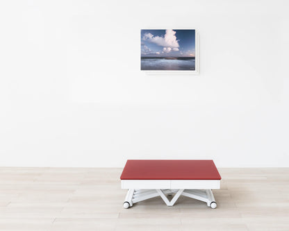 TAVOLINO ESTENSIBILE Finitura Laccato Bianco e Cristallo 271cm - 12 posti