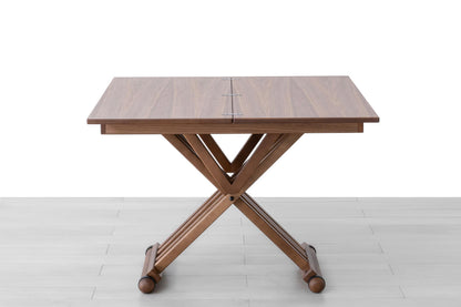 TAVOLINO TRASFORMABILE Finitura Noce Canaletto 102cm - 4 posti