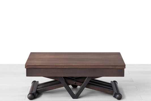 TAVOLINO TRASFORMABILE Finitura Rovere Tabacco 102cm - 4 posti