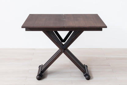 TAVOLINO TRASFORMABILE Finitura Rovere Tabacco 102cm - 4 posti