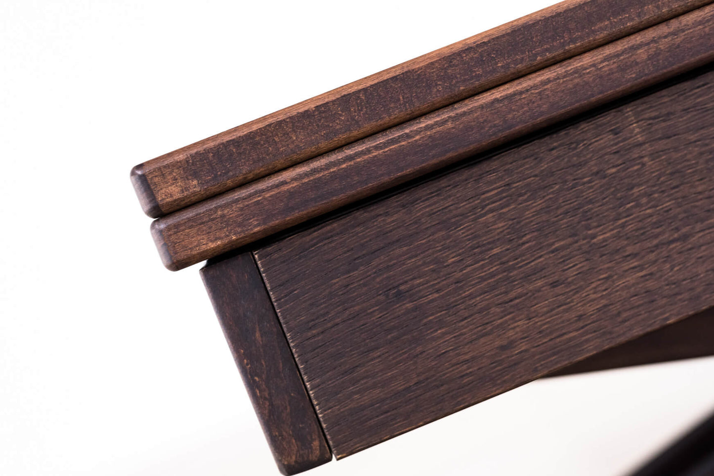 TAVOLINO TRASFORMABILE Finitura Rovere Tabacco 102cm - 4 posti